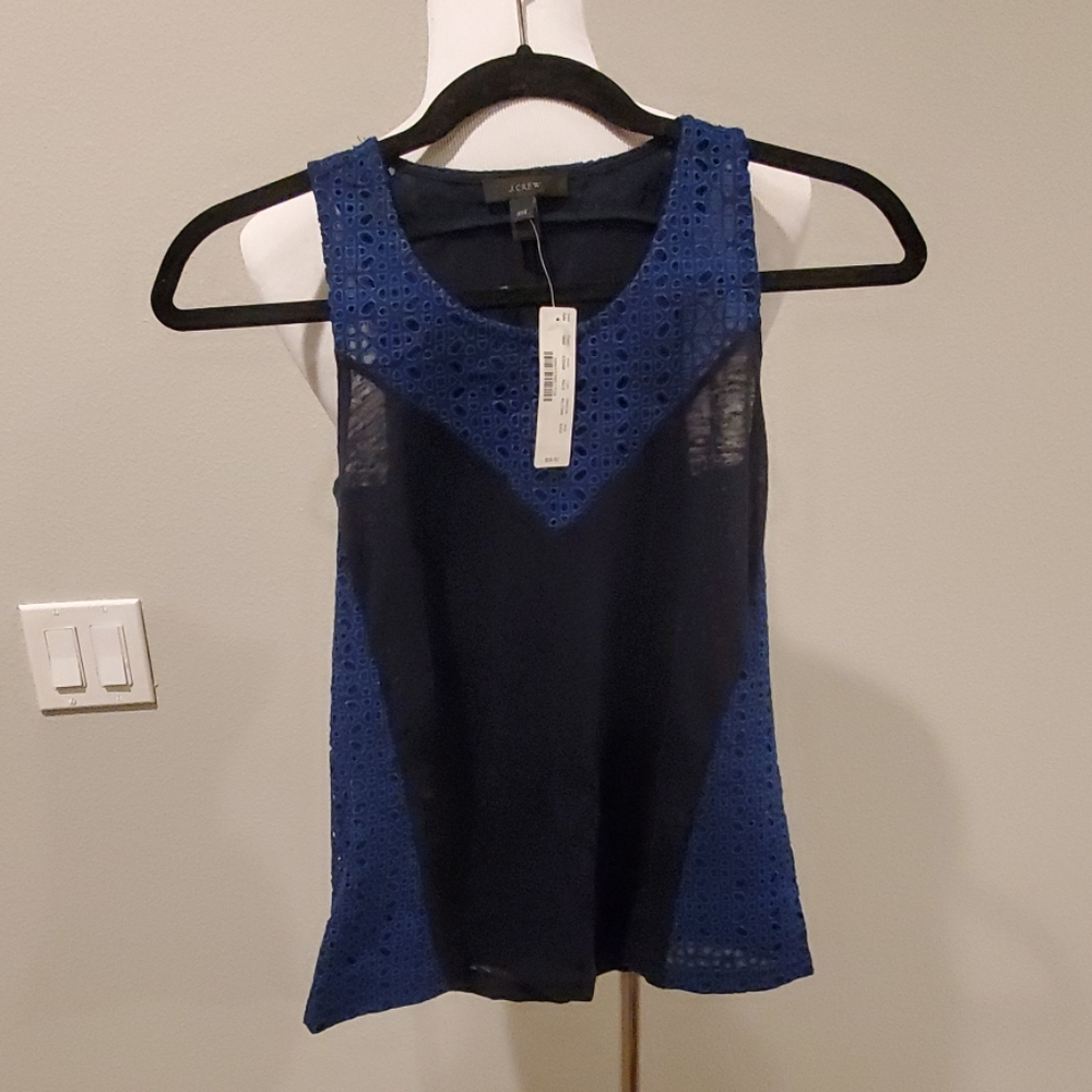 NWT J Crew Linen Tank Top